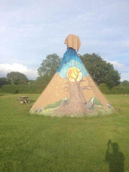 Big Sky Tipi Holidays Wartling Buitenkant foto